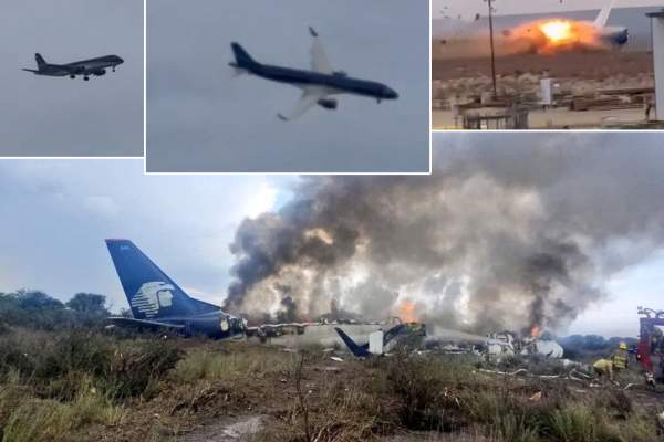Noi imagini de la prăbușirea avionului în care au murit aproape 70 de persoane. A luat foc imediat după impactul cu solul. În ce stare se află supraviețuitorii | VIDEO