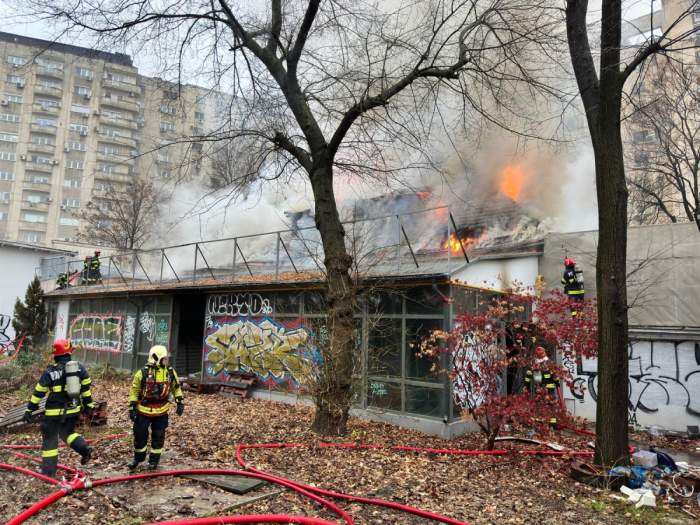 incendiu capitală