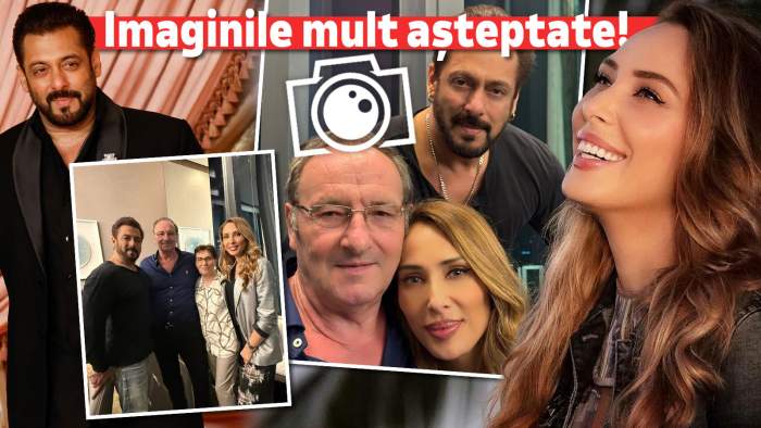 Iulia Vântur și Salman Khan au petrecut la ziua tatălui prezentatoarei tv! Prima dată când se afișează împreună, ca un cuplu asumat