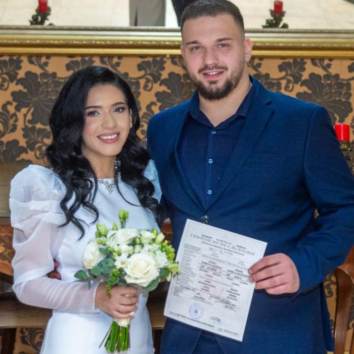 Roberto de la Mireasa, sezonul 7, și iubita lui s-au căsătorit! Primele imagini cu fostul concurent și partenera lui de la cununia civilă / FOTO