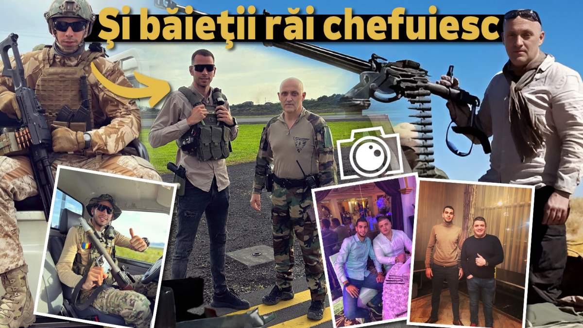 Legionarii lui Horațiu Potra, legături cu gruparea Sportivilor / Imagini exclusive cu mercenarul Lascu și nașul Mircea Nebunu