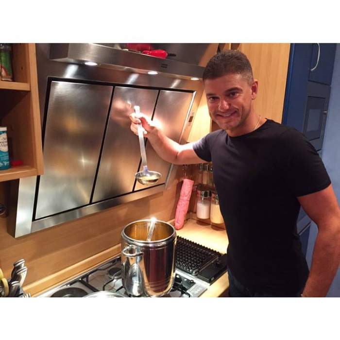 Cristian Boureanu în bucătărie