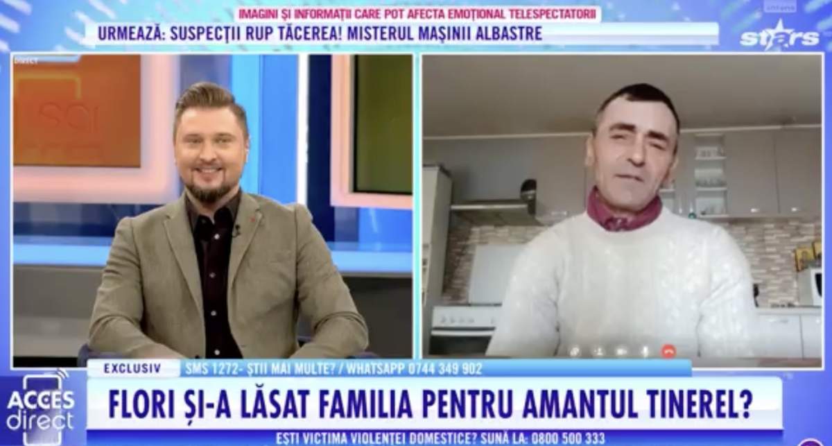 Vasile Bărbatul afirma ca sotia lui, Flori, familia pentru amantul mai tânăr