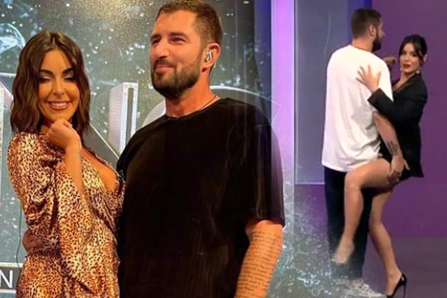 Xtra Night Show. Natalia Mateuț și Cătălin Cazacu, dans pasional în platou! Cum s-au pregătit pentru Ziua Îndrăgostiților: ”Îl mângâi și eu la...” / VIDEO