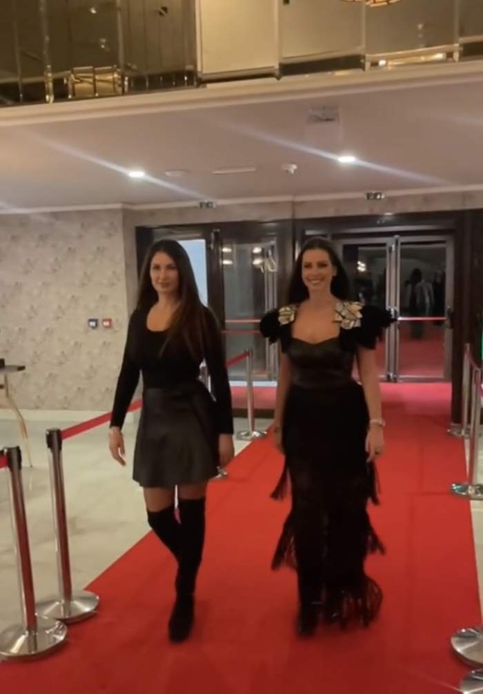 Imagine cu Nicoleta și Iuliana Luciu la un eveniment