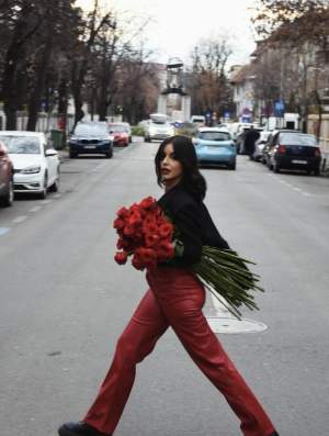 „Plecată după flori și fericire”. Natalia Mateuț, co-prezentatoarea de la Xtra Night Show, apariție surprinzătoare de Valentine’s Day / FOTO