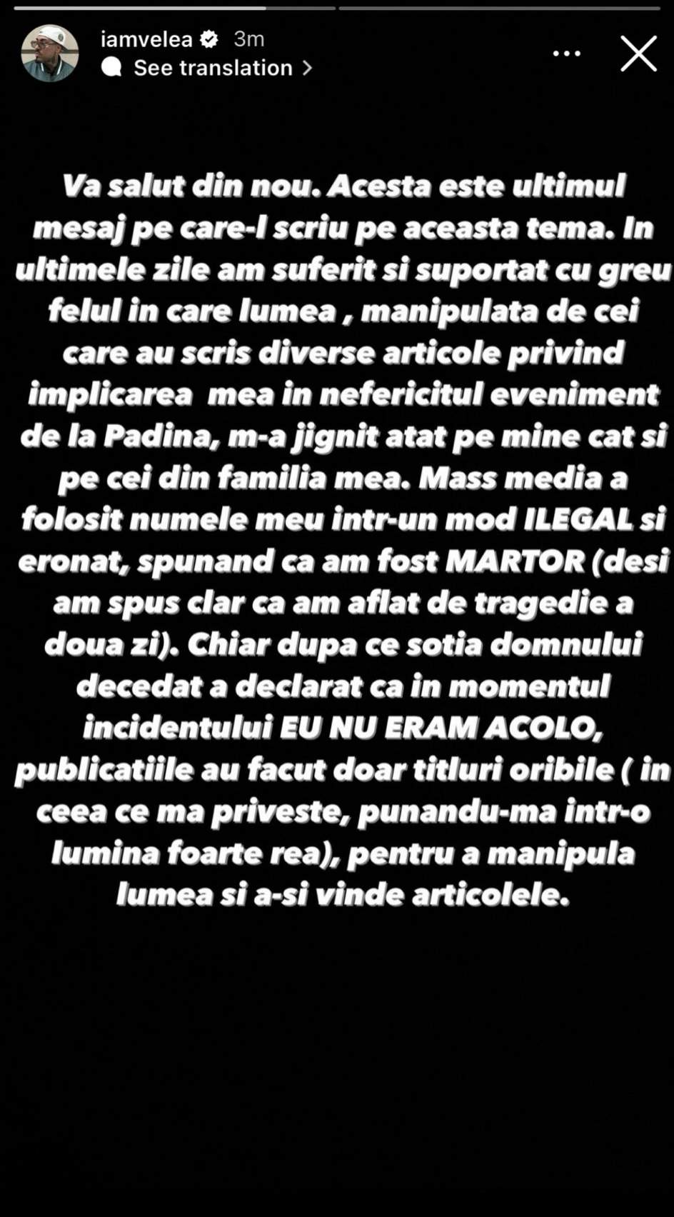 „Am suportat cu greu”. Alex Velea, adevărul despre prezența lui la evenimentul unde a avut loc crima de la Padina. Se afla sau nu cântărețul acolo în momentul tragediei / VIDEO