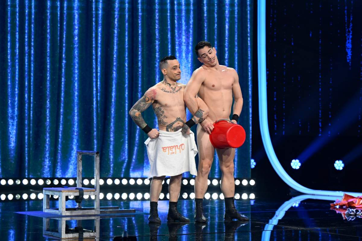 Duo Forza, număr senzațional de acrobație și forță pe scena iUmor. Delia: ,,A fost un număr fabulos!’’