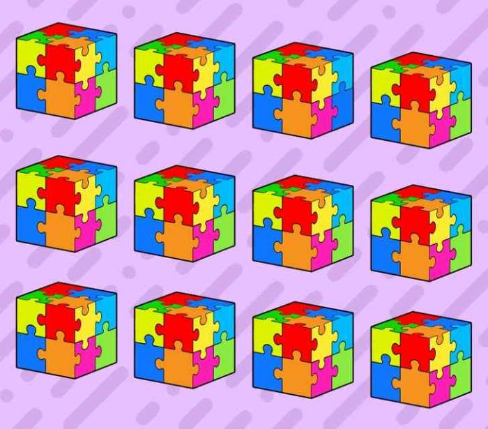 Test de inteligență! Doar 3 din 10 persoane pot vedea cubul rubik diferit din imagine. Ai la dispoziție 23 de secunde / FOTO