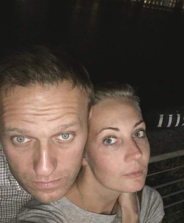 Imagine cu Aleksei Navalnîi și soția