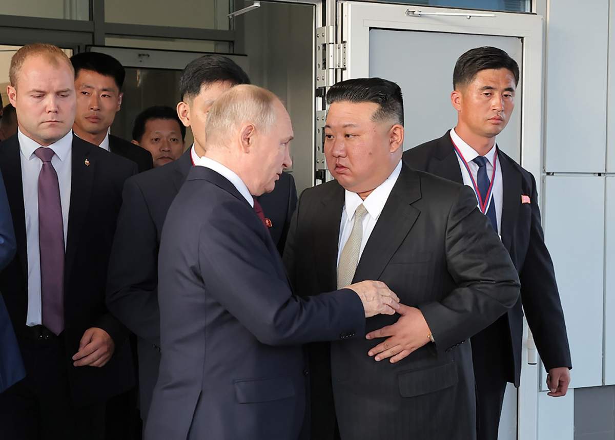 Vladimir Putin și Kim Jong Un