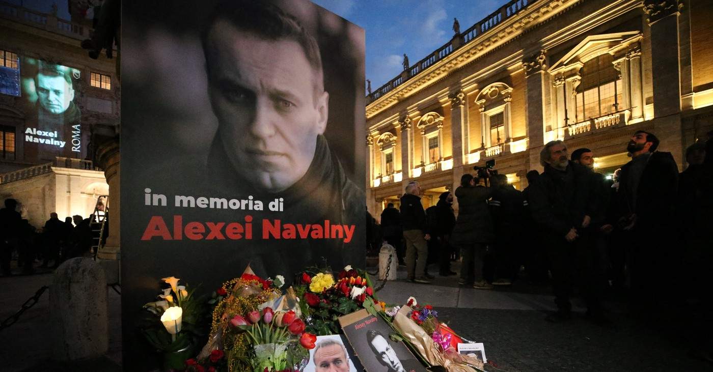 Comemorarea opoziției ruse Alexei Navalny la Roma