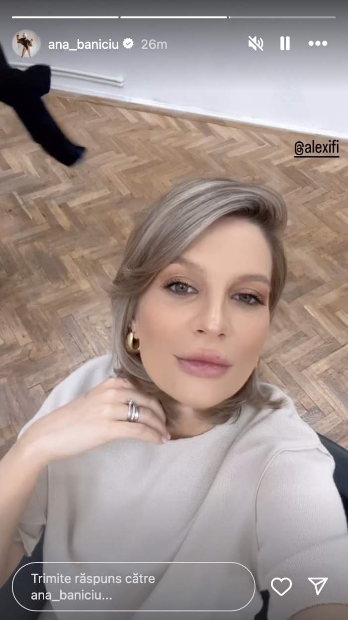 Imagine cu Ana Baniciu la salon