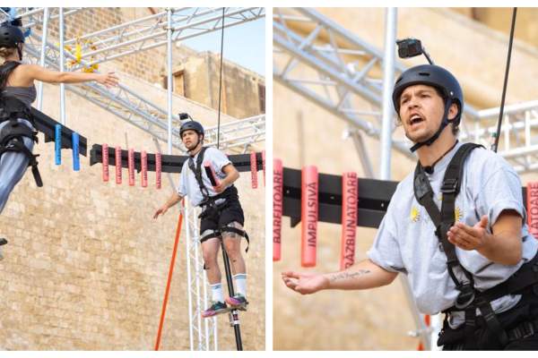 Power Couple România, 21 februarie 2024. Radu Siffredi, speriat de proba la înălțime. Concurentul, încurajat de iubita sa, Oana Matache: ”Îmi pare rău, nu e pentru mine” / VIDEO