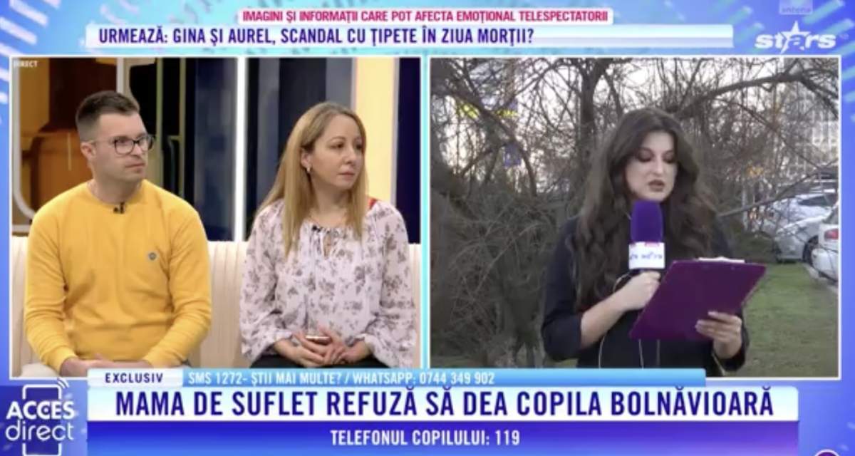 Cei doi părinți care au adoptat fetița din spital Imagine cu cei doi părinți care au adoptat fetița din spital