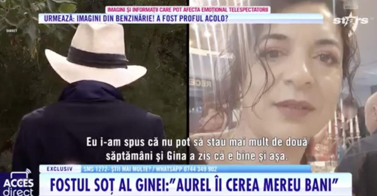 Gina si fostul soț Imagine cu Gina si fostul soț