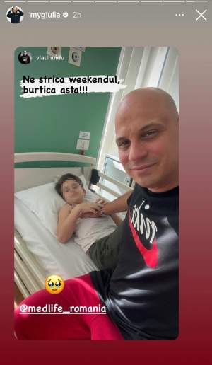 Fiul Giuliei Anghelescu și al lui Vlad Huidu se confruntă cu probleme de sănătate. Mika a ajuns la spital: „O noapte albă...” / FOTO