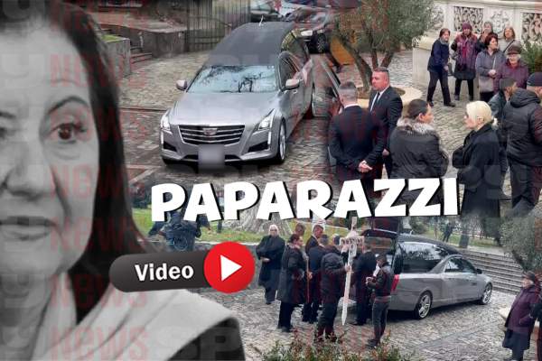 Primele imagini de la priveghiul Mioarei Roman! Trupul neînsuflețit al mamei Oanei Roman a ajuns la biserică / VIDEO