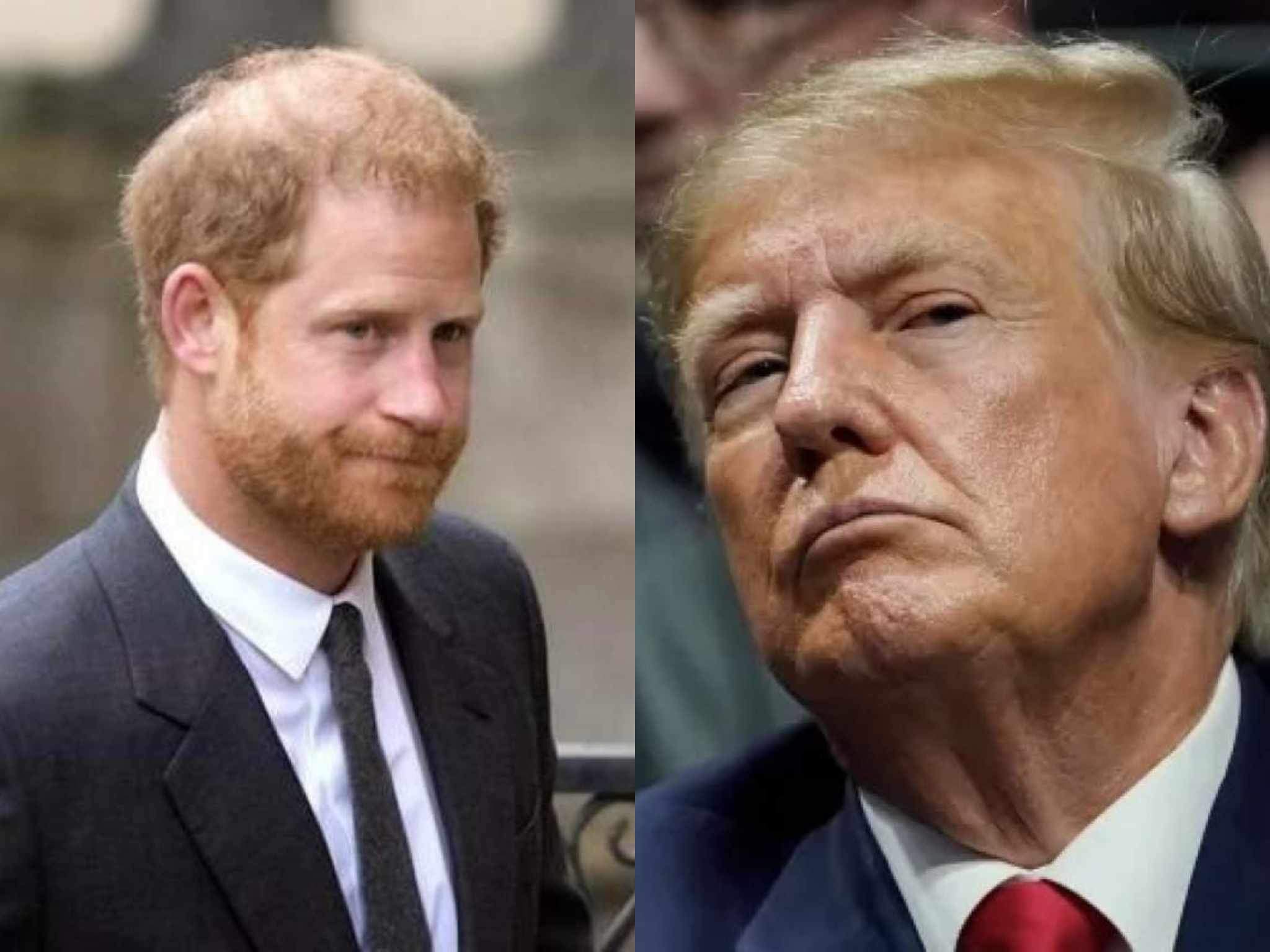 Donald Trump și prințul Harry