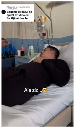Cristina Pucean este alături de Bogdan de la Ploiești, în spital. În ce stare este manelistul / VIDEO