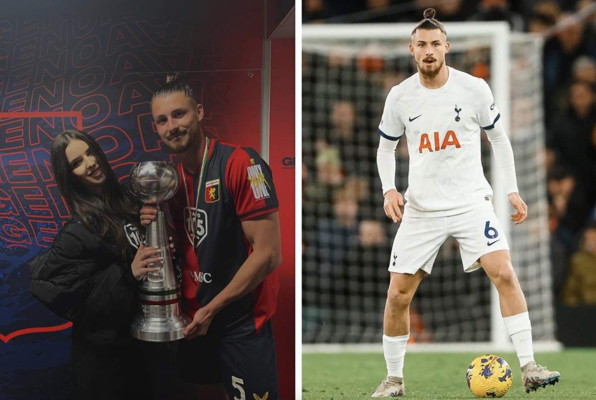 Imagini de senzație cu fundașul român de la Tottenham și partenera sa