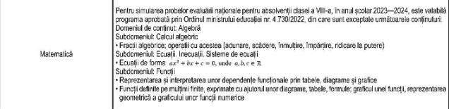 Simulare Evaluarea Națională 2024. Au fost publicate subiectele la matematică. Ce au primit elevii de clasa a VIII-a