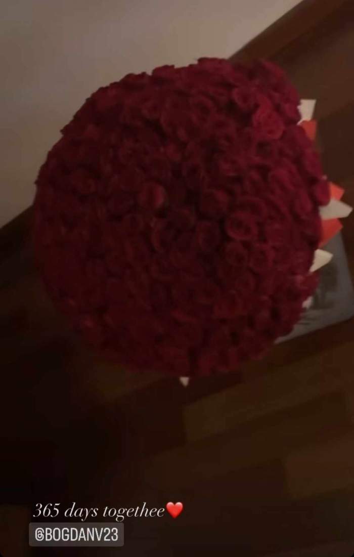 un buchet de flori