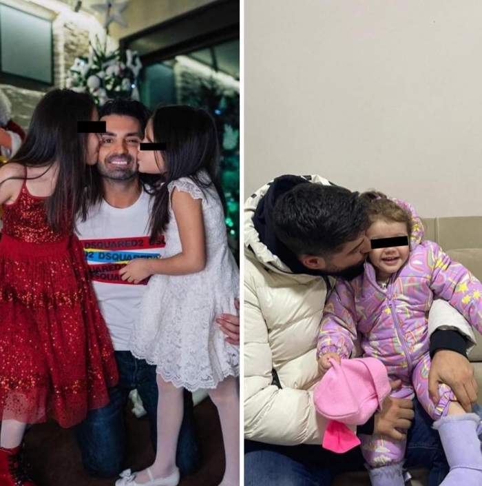 Colaj Pepe cu fetițele și Ibrahim cu fiica lui