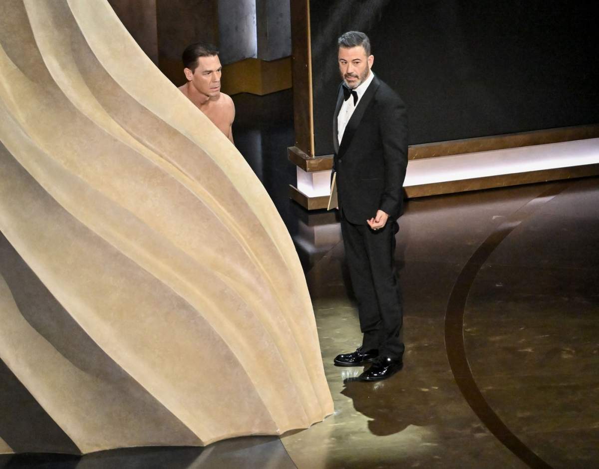 John Cena dezbrăcat, la Premiile Oscar 2024.