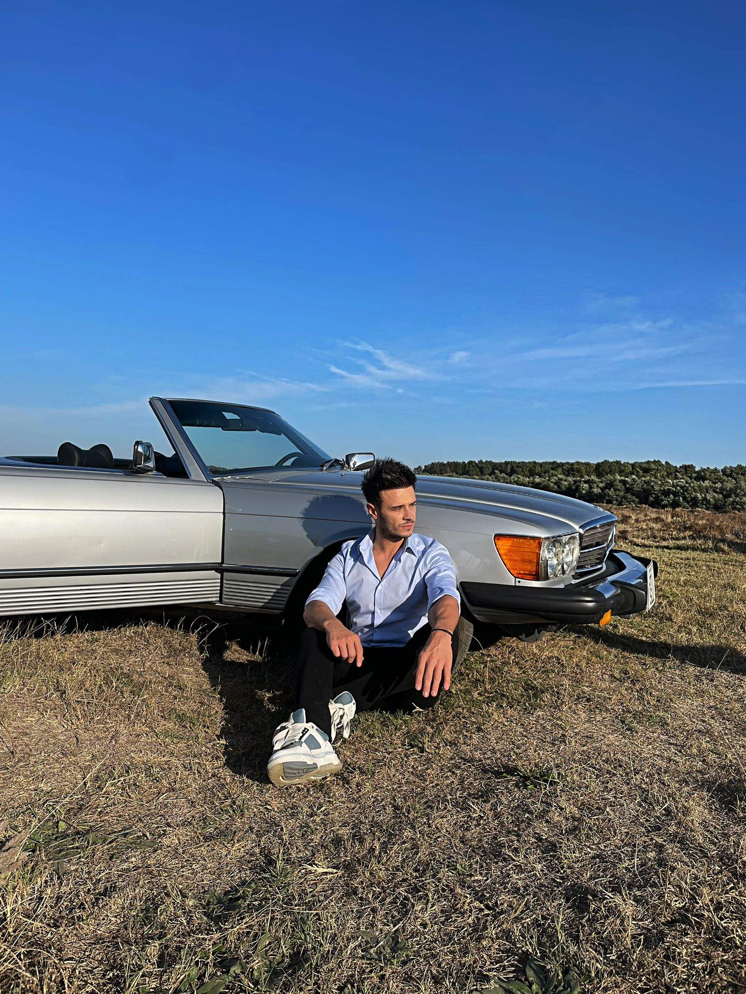 Dima Trofim la filmarea videoclipului "Esti Hit"