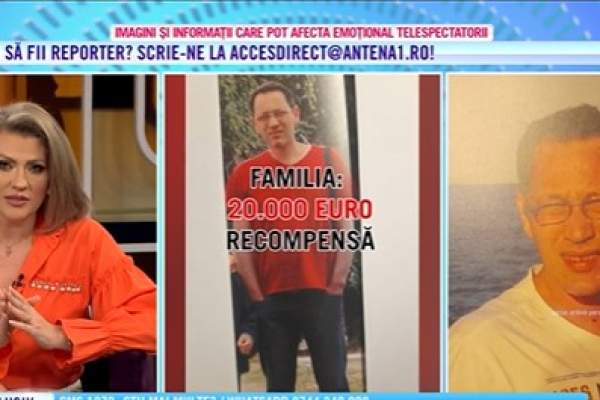 Acces Direct, pe urmele profesorului dispărut de aproape patru ani. Un bărbat înalt a fost văzut în Belciugatele / VIDEO