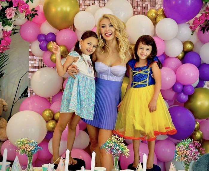 Andreea Bălan și fiicele ei