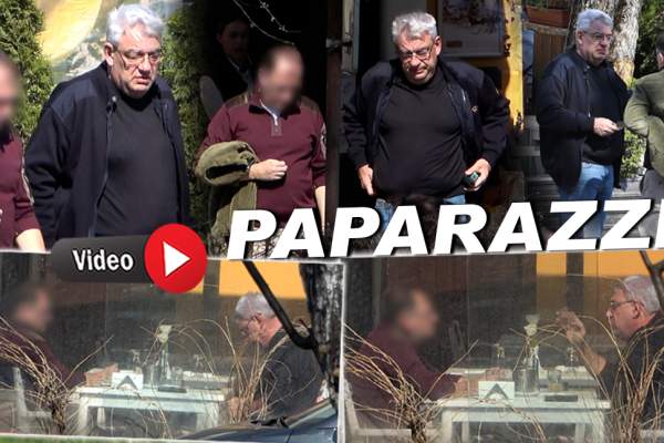 Cum și în compania cui își petrece timpul Mihai Tudose! Politicianul se bucură de vremea frumoasă de primăvară / PAPARAZZI
