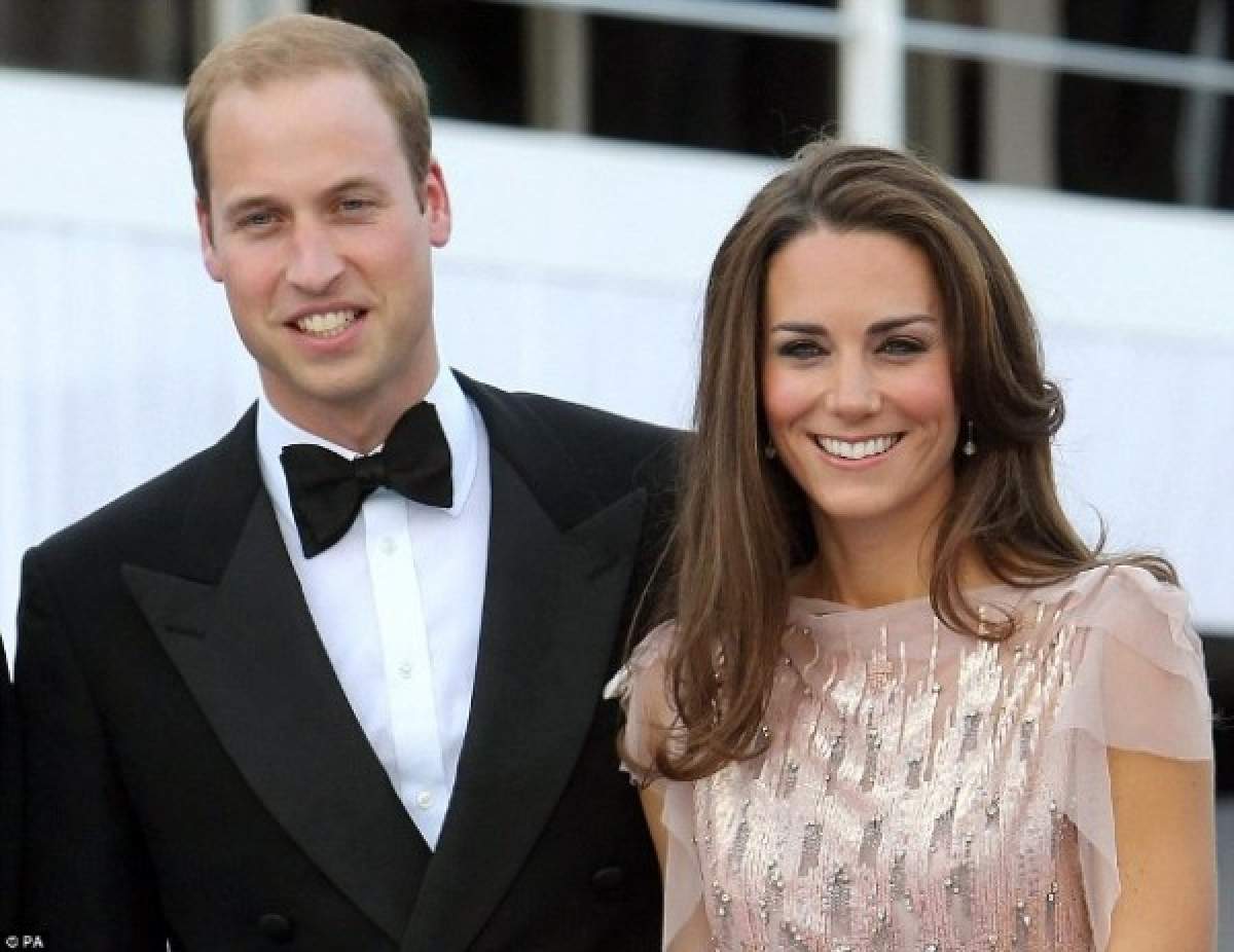 Imagine cu Prințul William si Kate Middleton