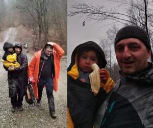 Au apărut noi imagini emoționante cu Radu Ayan, după ce a fost găsit. Băiețelul în vârstă de doi ani din Botoșani, dat dispărut ieri, în brațele salvatorilor / FOTO