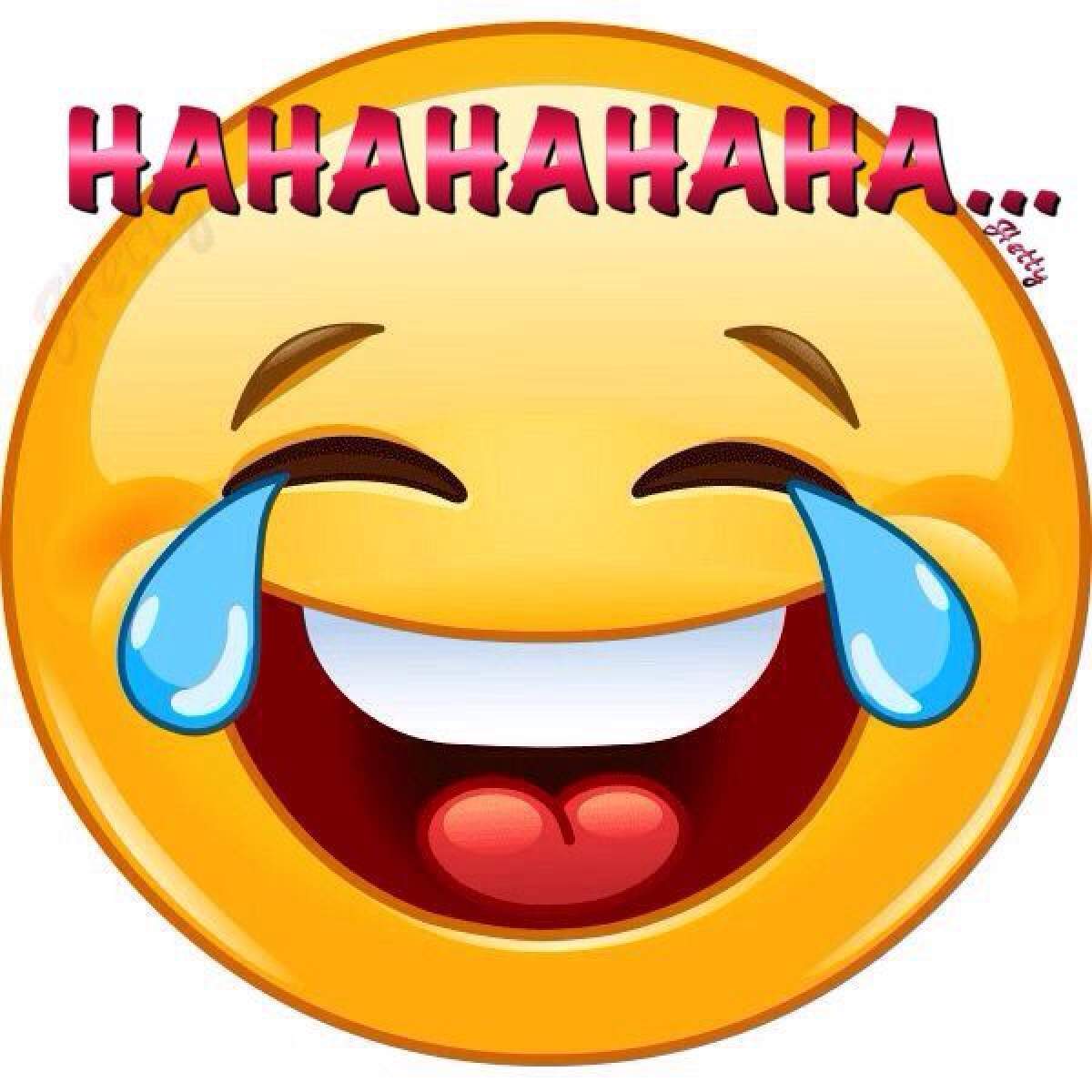 Un emoji care râde
