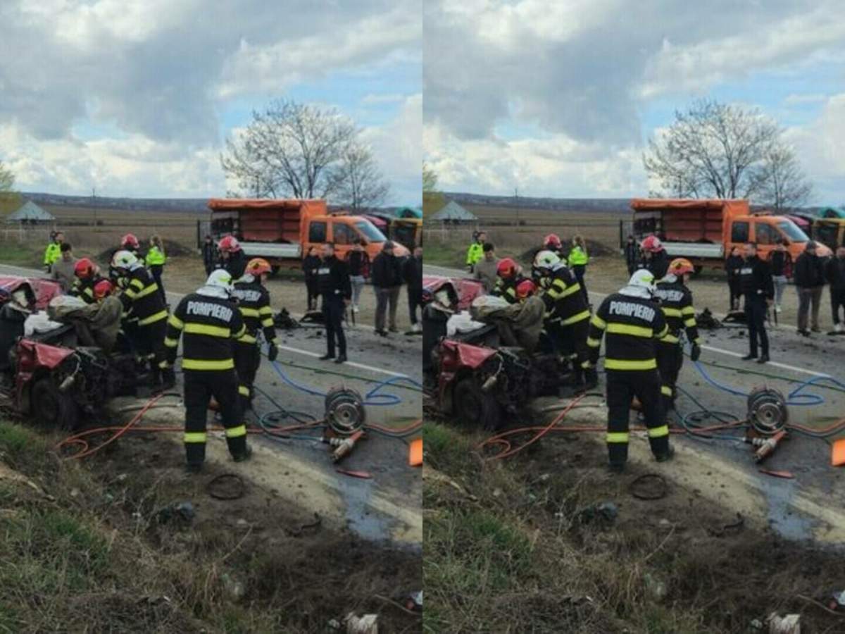 Imagine cu accidentul din Iași