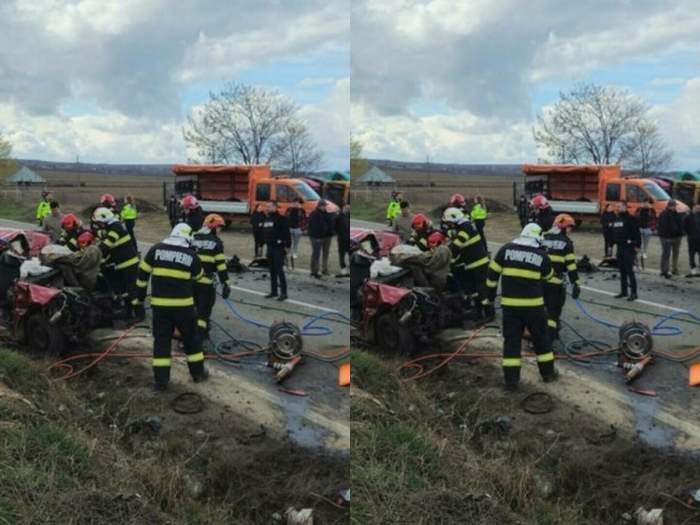 Imagine cu accidentul din Iași