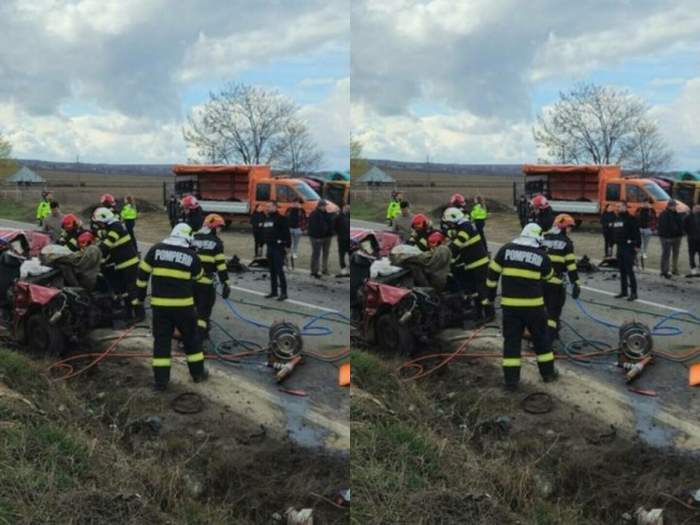 Imagine cu accidentul din Iași