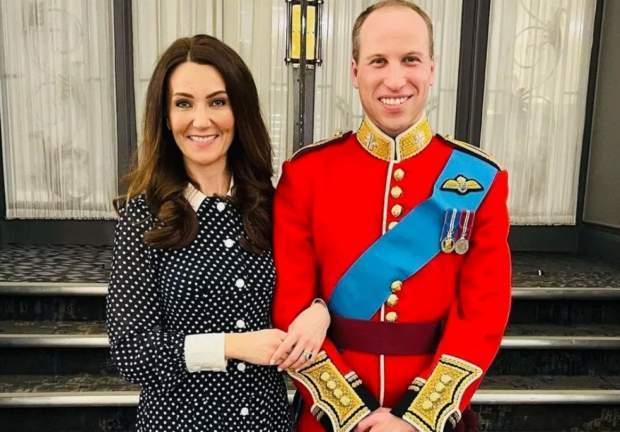Prințul William și Kate Middleton au sosii