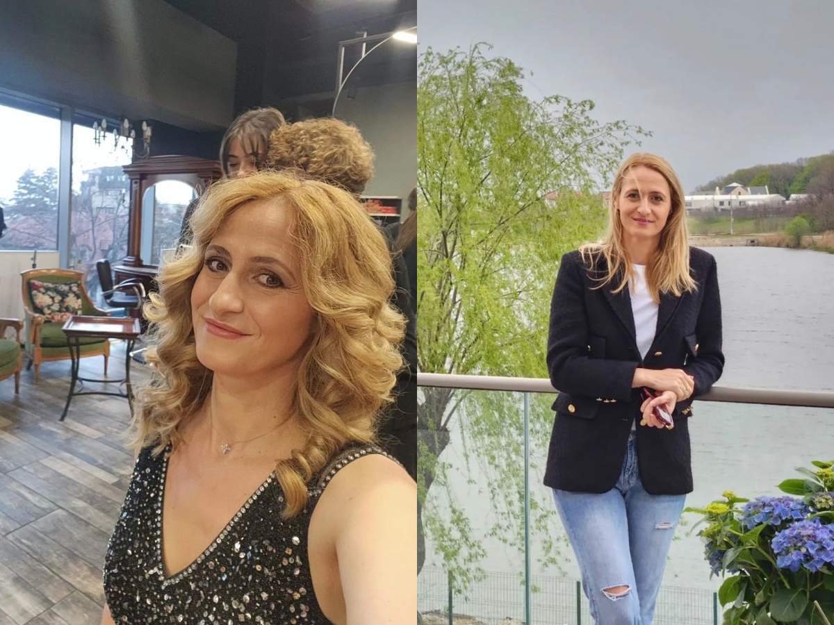 Colaj Claudia Potec îmbrăcată elegant