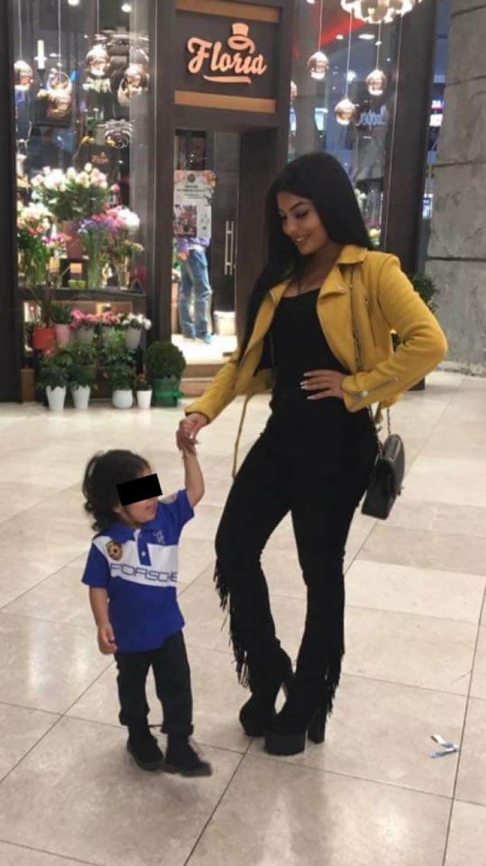 Imagine cu Alina Marymar si nepotul ei