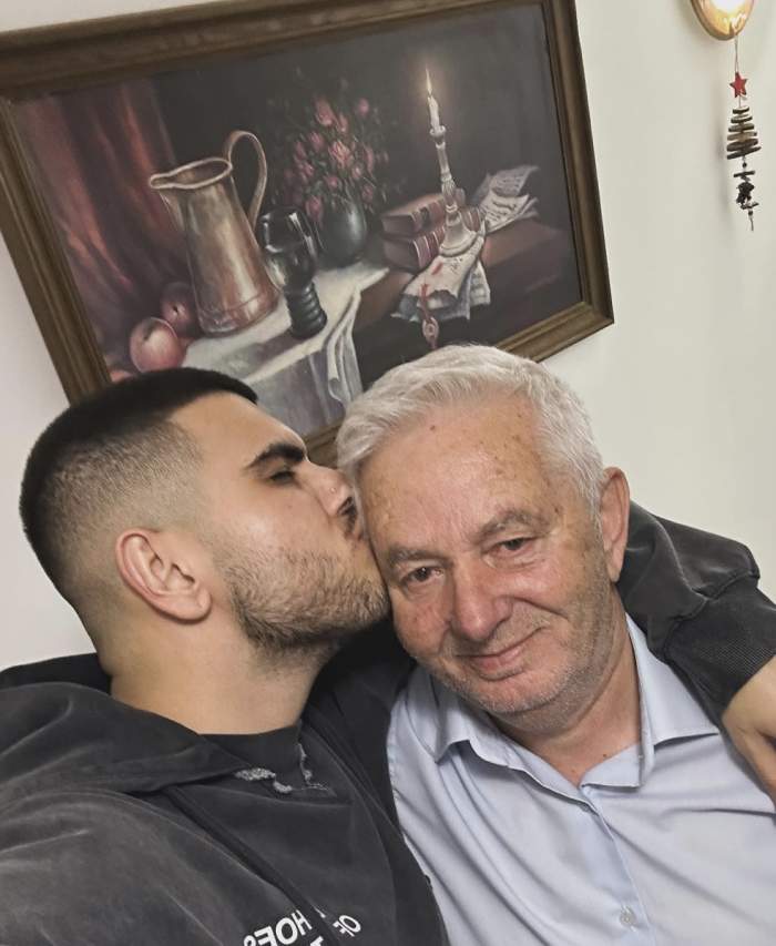 Imagine cu Andrei Bănuță si tatăl lui