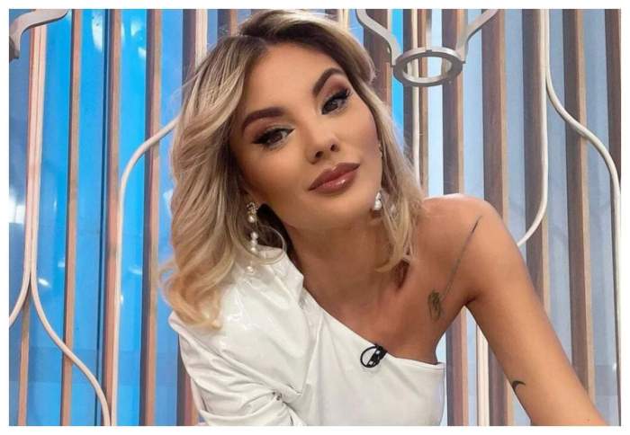 Ramona Olaru în platoul emisiunii Neatza cu Răzvan și Dani