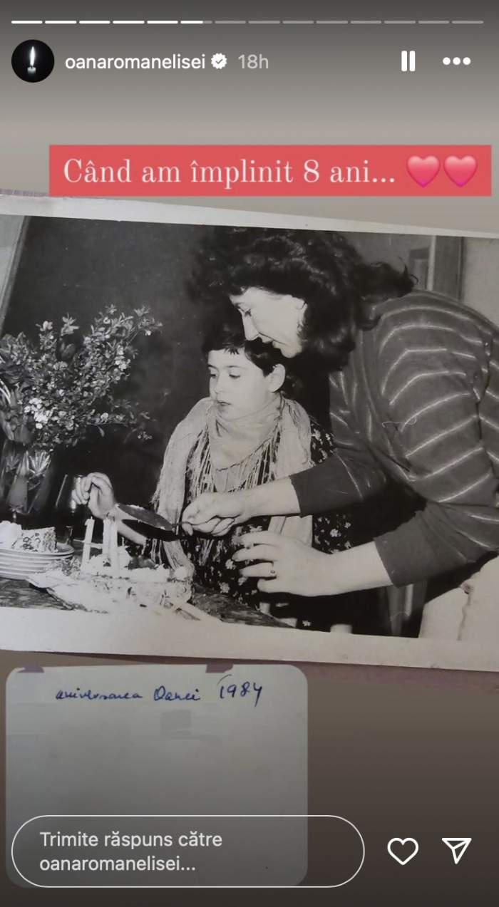 Oana Roman, imagini emoționante din copilărie alături de mama sa, Mioara Roman. Postarea emoționantă făcută de vedetă, la zece zile de la decesul celei care i-a dat viață / FOTO