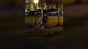 Scene șocante într-un parc din Arad!  O femeie care se crede pisică provoacă animalele care ies la plimbare cu stăpânii: "Umbla în patru labe..." / VIDEO