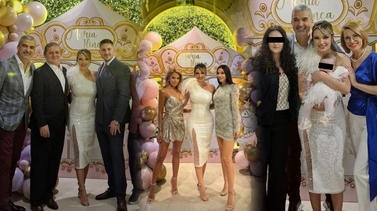 Poze de la botezul fiicei Dianei Enache Imagini de la botezul fiicei Dianei Enache