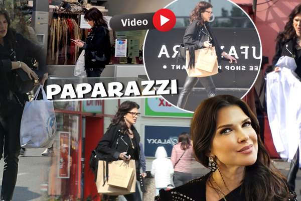 Monica Bîrlădeanu reușește orice și fără ajutorul iubitului, Valeriu Gheorghiță. Actrița nu merge la mall doar pentru cumpărături / PAPARAZZI