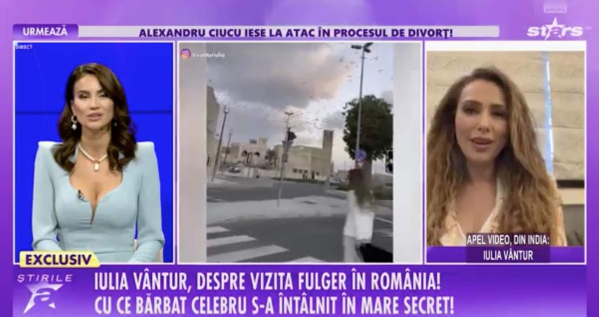 Iulia Vântur Imagine cu Iulia Vântur din emisiune