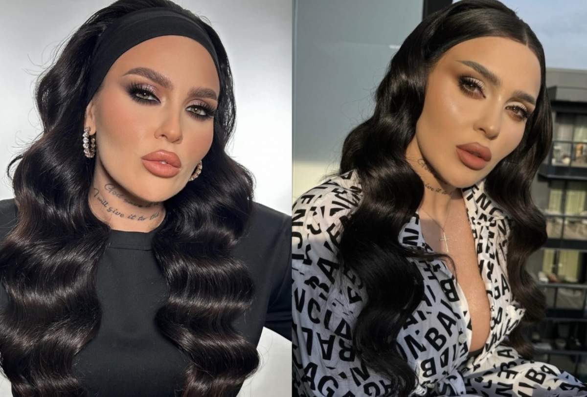 Oana Radu Colaj foto din doua imagini cu Oana Radu